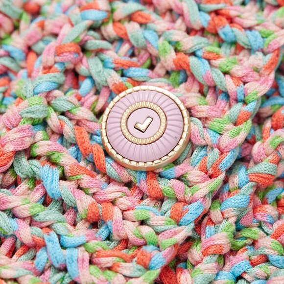 CHICJOC 100% Cotton Hand-Knitted Cardigan with Loro Piana Yarn size 38 - Picture 6 of 16